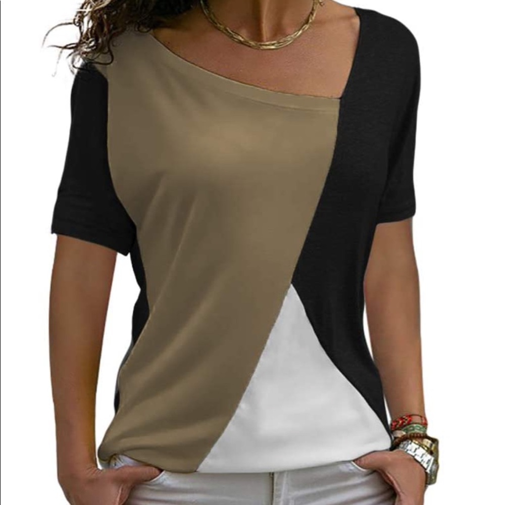 Color block lightweight top